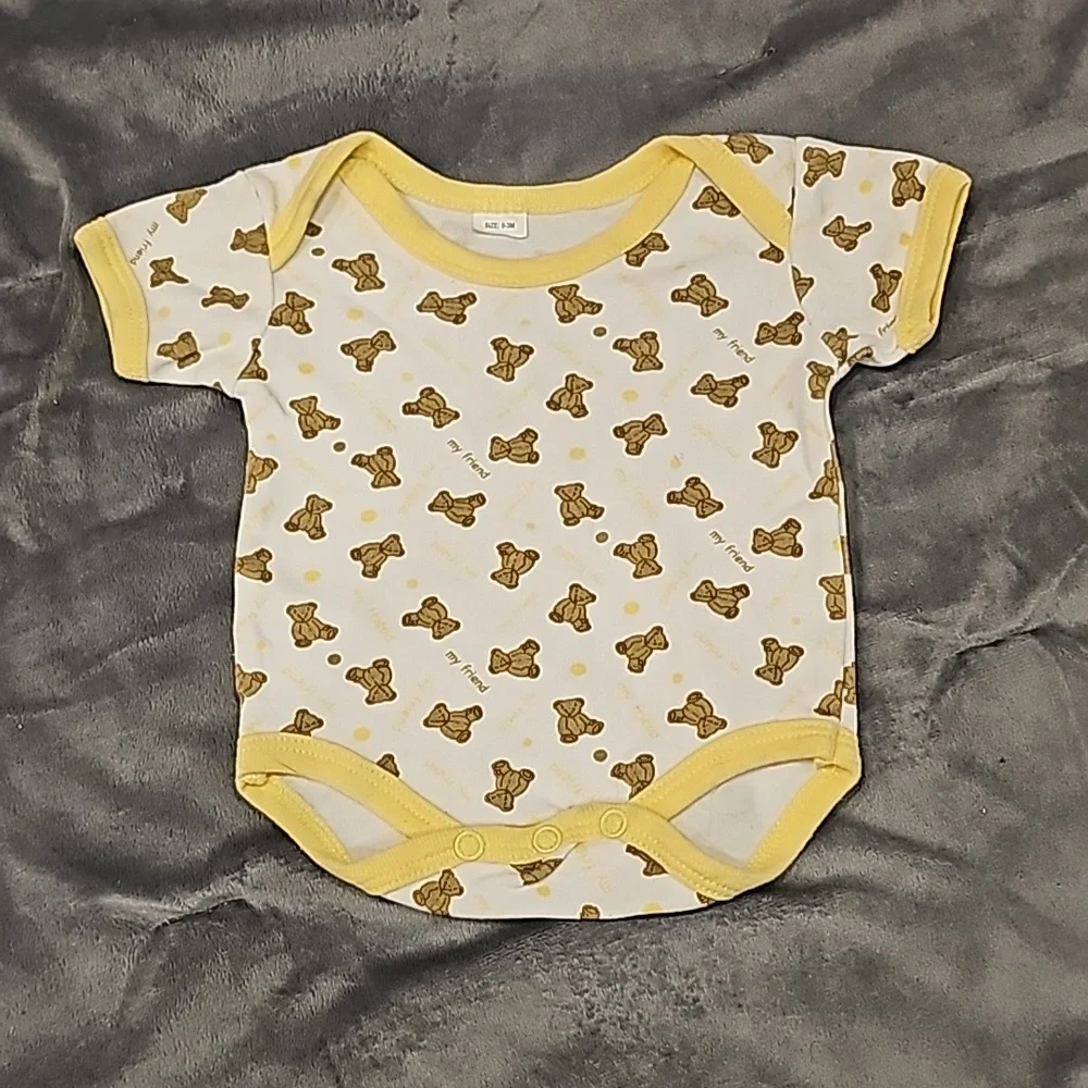 F 3 premie onesies green yellow tan - Picture 5 of 8
